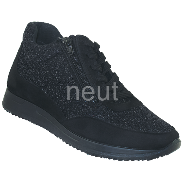 Basket Orthopédique Femme NEUT Noire Brillante