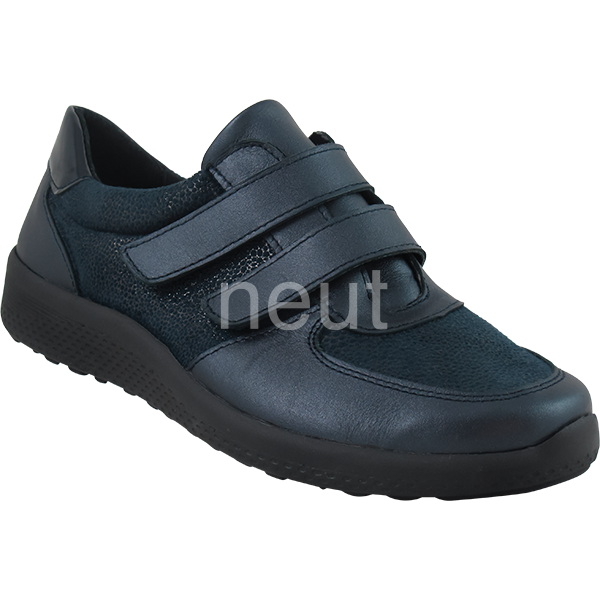 Basket Orthopédique Femme NEUT Bleue Marine à Velcro