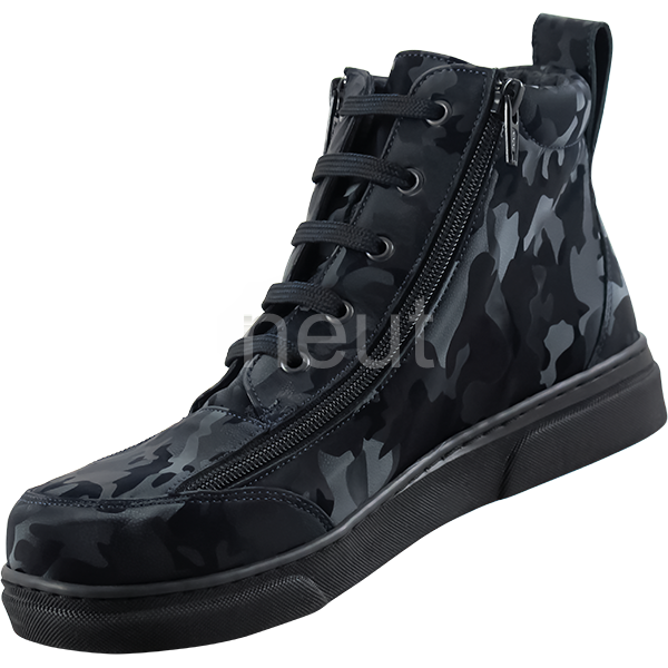 Basket Orthopédique Femme NEUT Noir Militaire Grande Ouverture