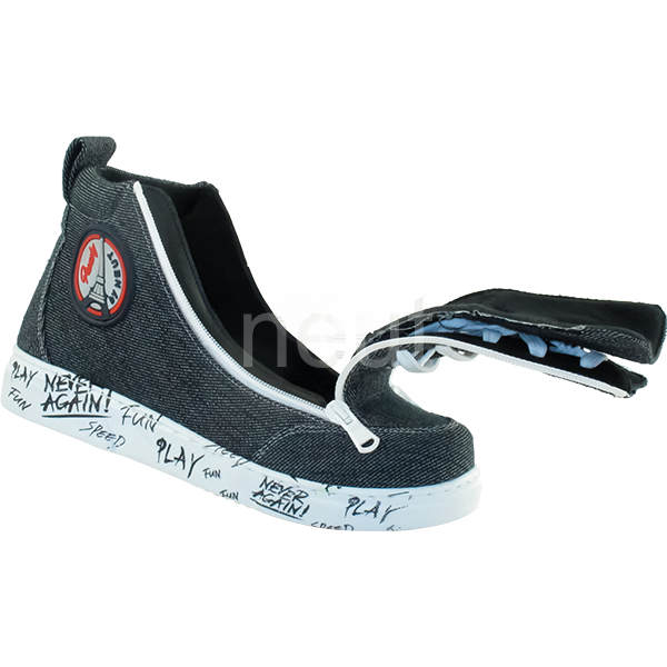 basket orthopédique femme neut frenchy toile bleu jeans 2