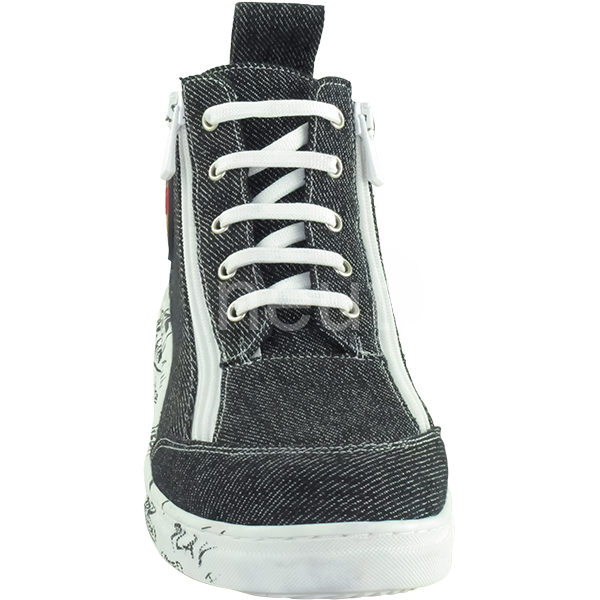 basket orthopédique femme neut frenchy toile bleu jeans 3