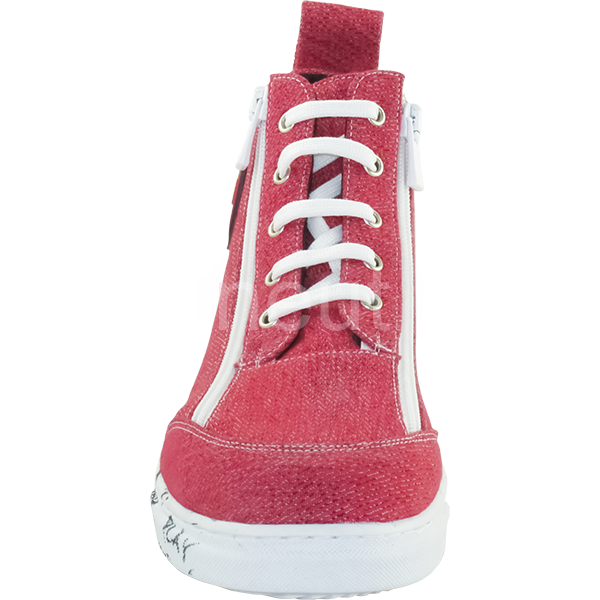 basket orthopedique femme neut frenchy toile rouge 3