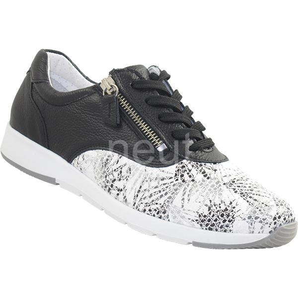 basket orthopédique femme neut vicky noir et blanc