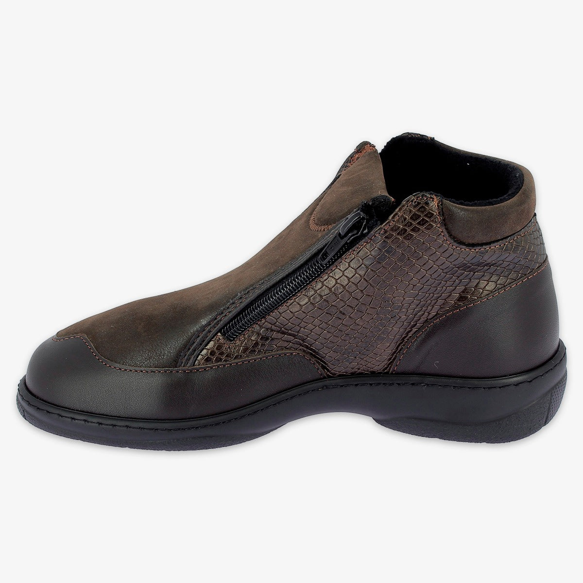 bottines orthopédiques femme marron