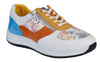 Basket Orthopédique Femme ADOUR Blanc et Fleuri