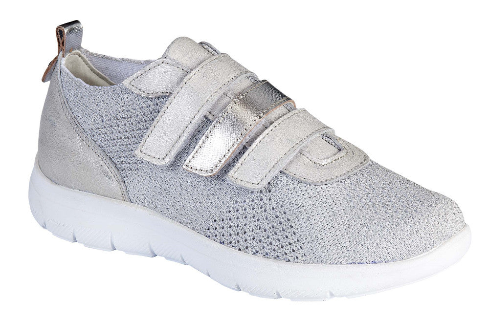 Basket Orthopédique Femme ADOUR Grise Argenté