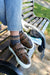 Basket Orthopédique Femme ADOUR Marron Imprimé Croco