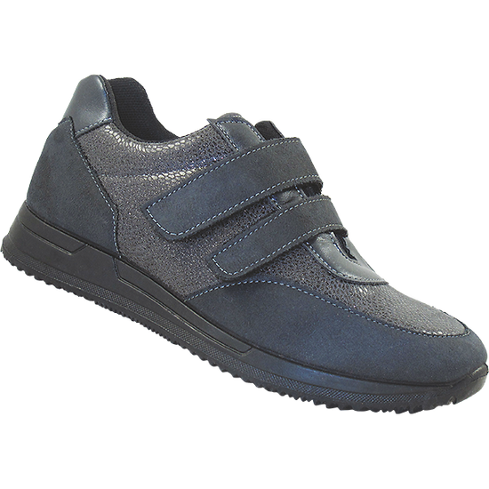 chaussure orthopédique femme basket orthopédique femme neut grise à motifs