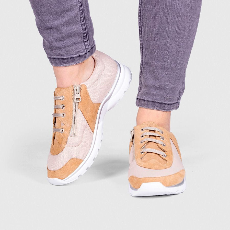 Baskets Orthopédiques Confortables Pour Femme Chaussures En Toile Blanche Jogging Baskets Ouvertes À L'Arrière Loisirs Orthopédiques De Course Fitness Gym Outdoor Chaussure De Sport Femme