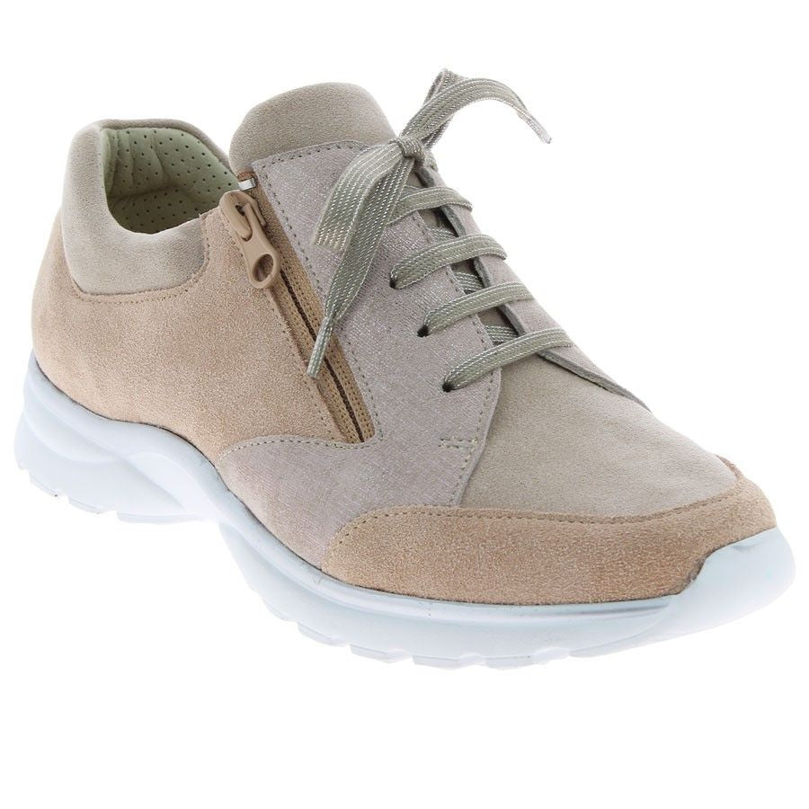 Basket Orthopédique Femme PODOWELL Beige et Rose