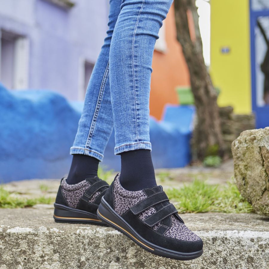 Basket Orthopédique Femme PODOWELL Suzie Grise