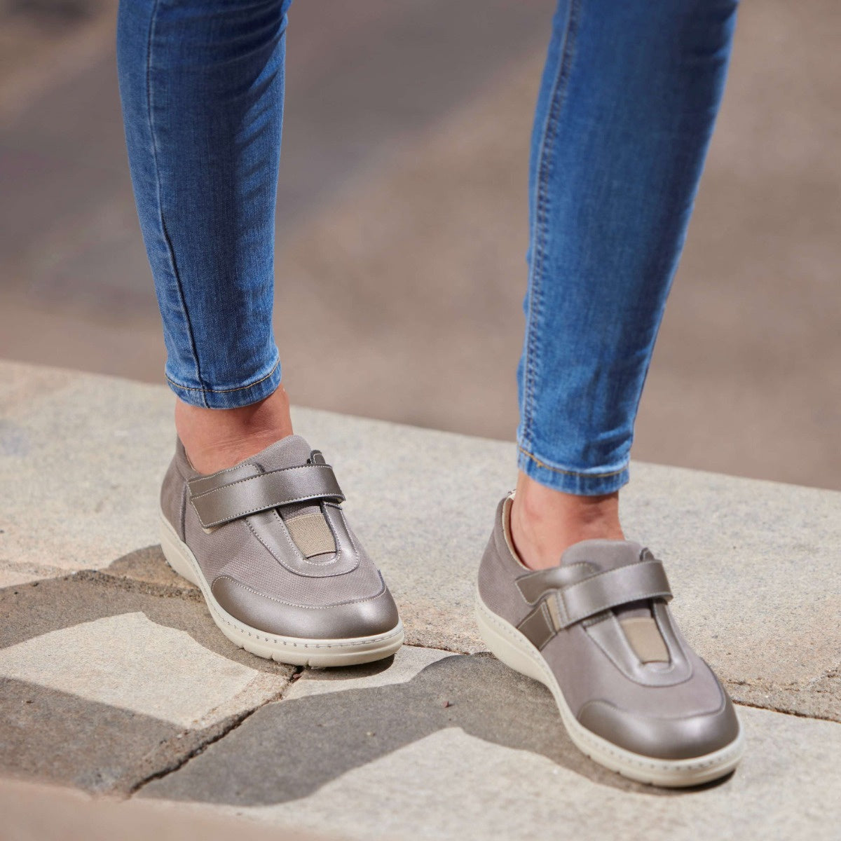 Basket Orthopédique Femme PODOWELL Valérie Marron