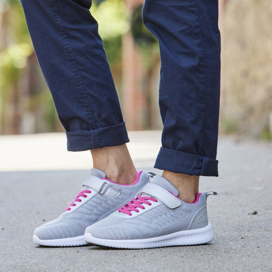 Basket Orthopédique Femme PODOWELL Valia Grise