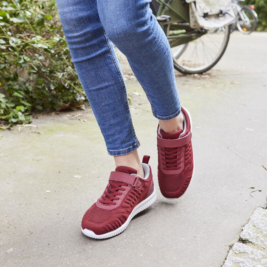 Basket Orthopédique Femme PODOWELL Valia Rouge