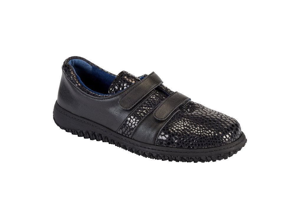 Baskets Orthopédiques PULMAN Noire Brillante