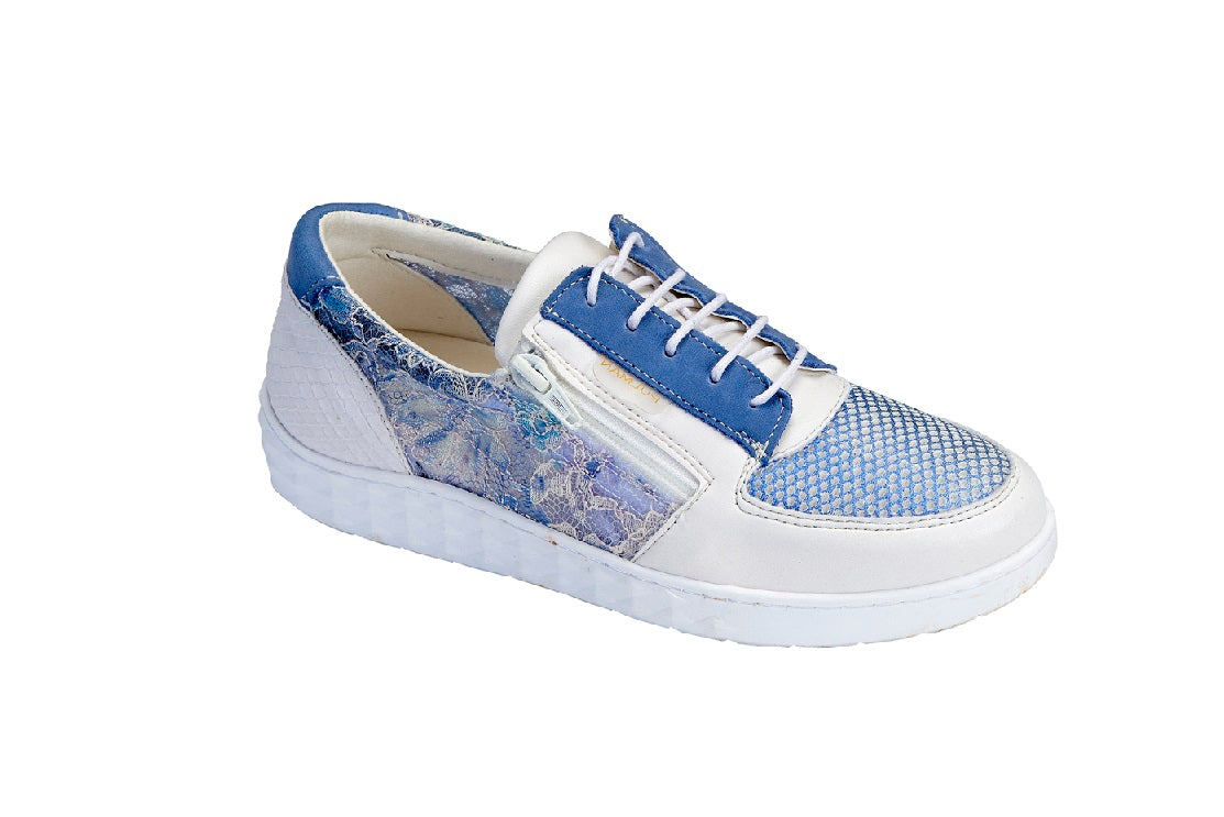 Baskets Orthopédiques PULMAN Blanc et Bleu
