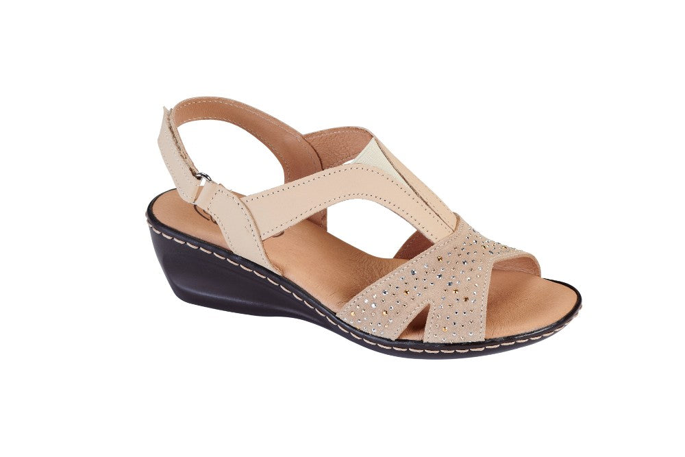 sandale orthopédique femme ADOUR beige