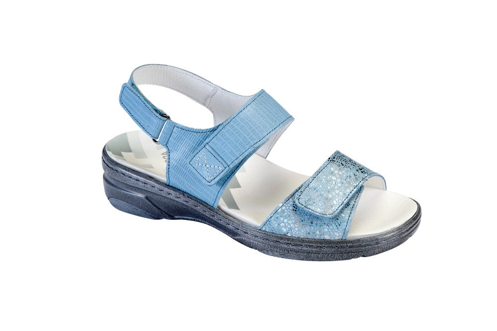 sandale orthopédique femme ADOUR bleu