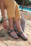 sandale orthopédique femme ADOUR gris