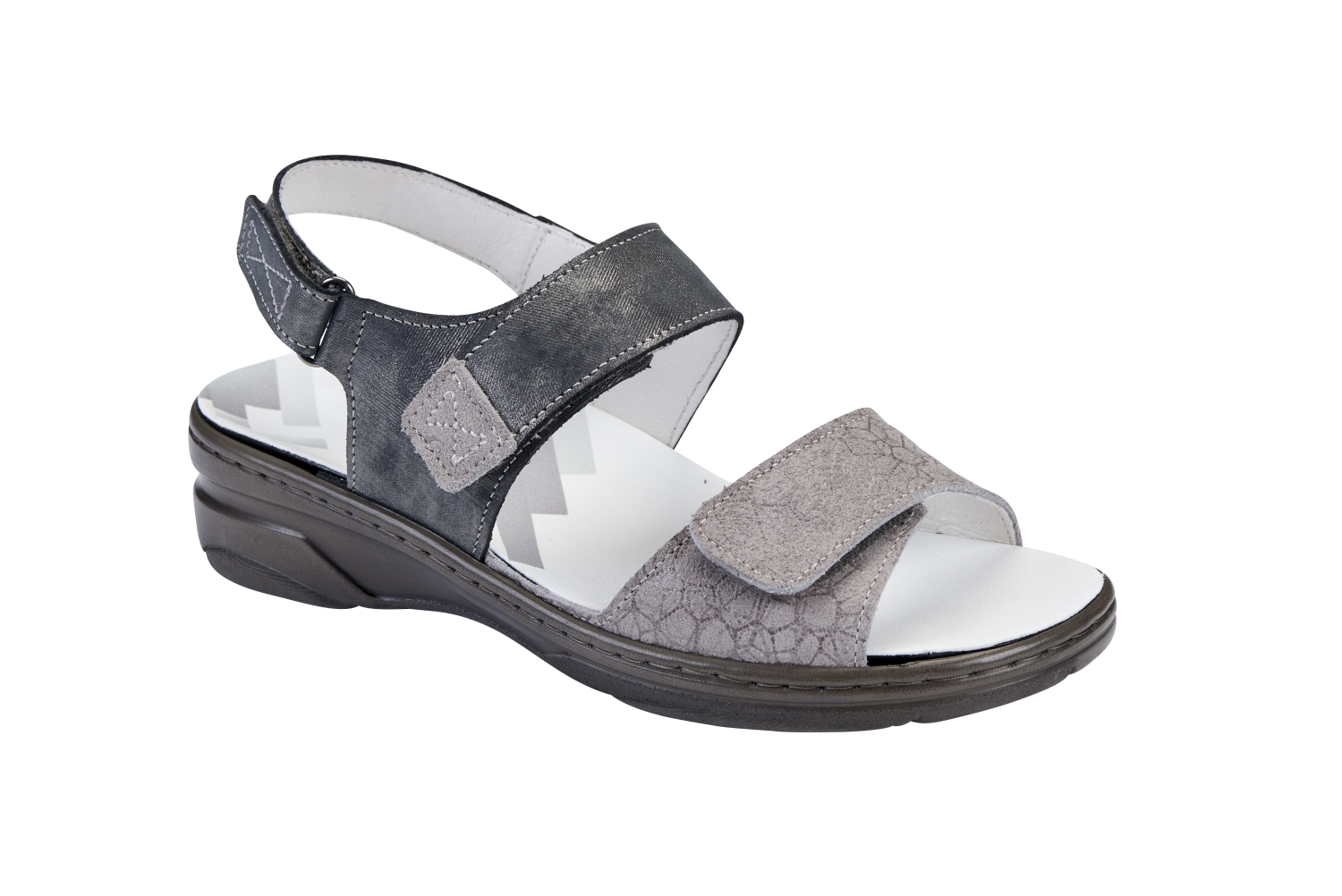 sandale orthopédique femme ADOUR gris