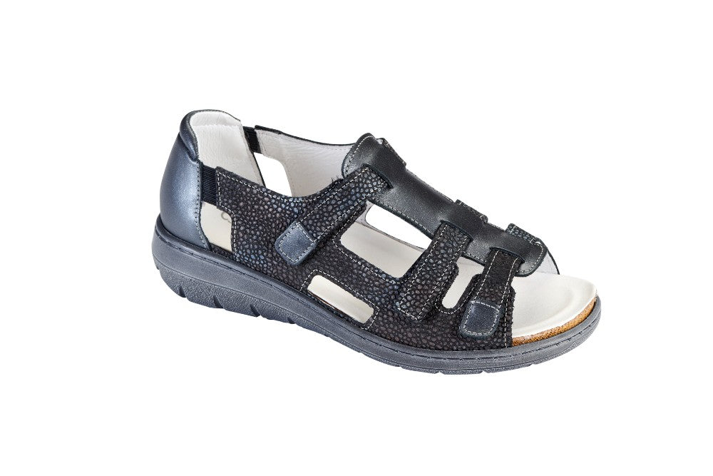 sandale orthopédique femme ADOUR noire