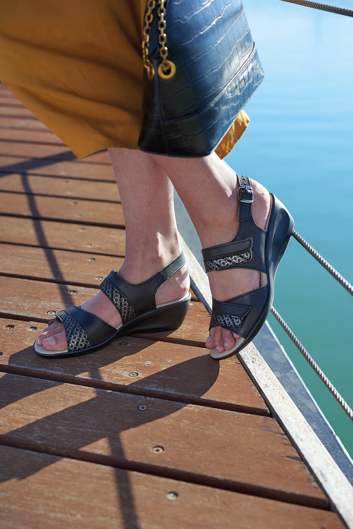 sandale orthopédique femme ADOUR noir