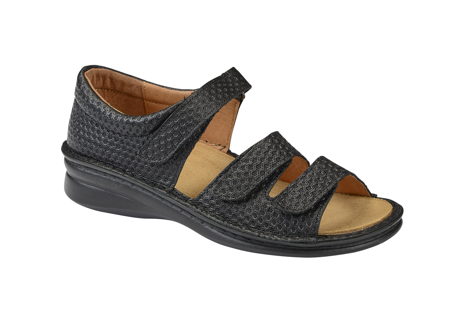 sandale orthopédique femme ADOUR noir