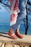 sandale orthopédique femme ADOUR orange