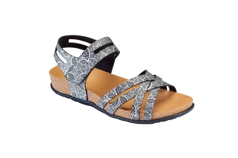 sandale orthopédique femme BRUMAN argent