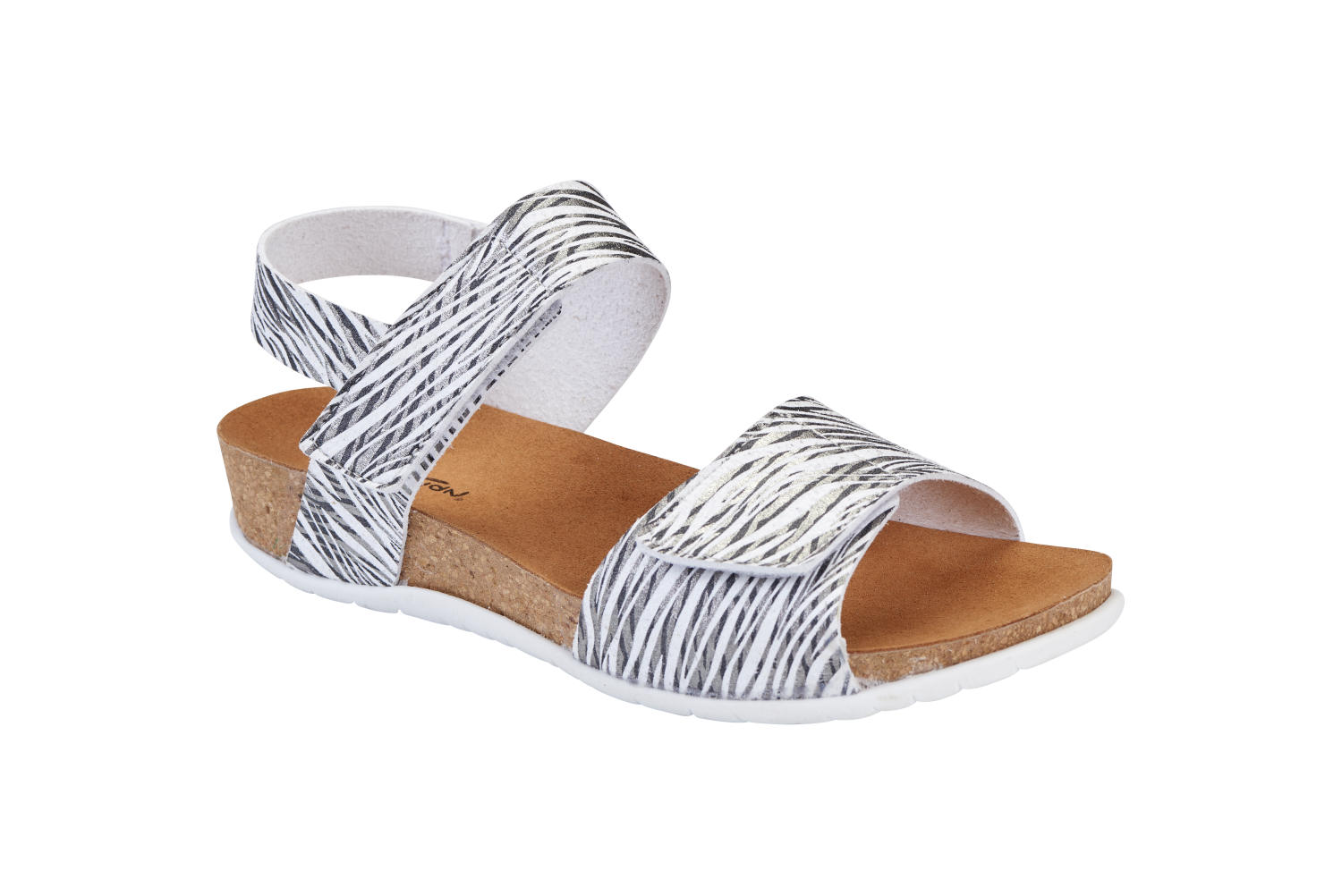 sandale orthopédique femme BRUMAN blanc