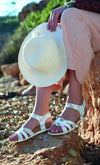 sandale orthopédique femme BRUMAN blanc