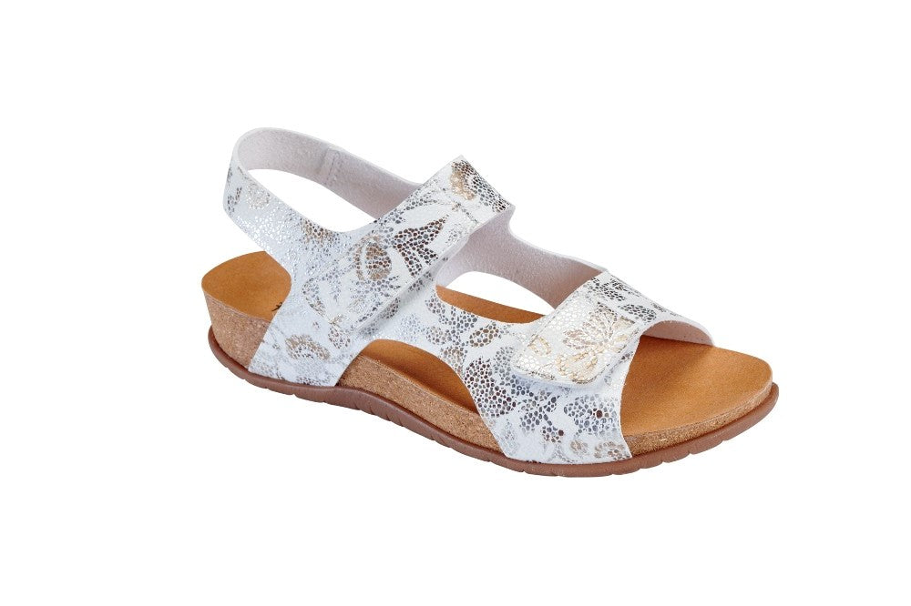 sandale orthopédique femme BRUMAN blanc