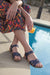 sandale orthopédique femme BRUMAN bleu