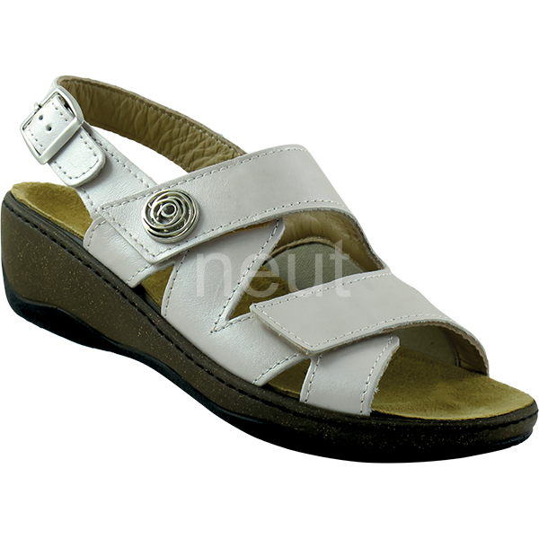 sandale orthopédique femme blanc