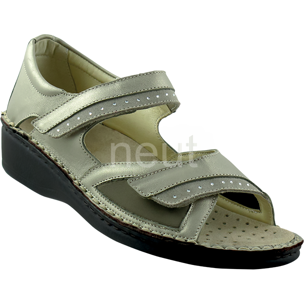 sandale orthopédique femme gris