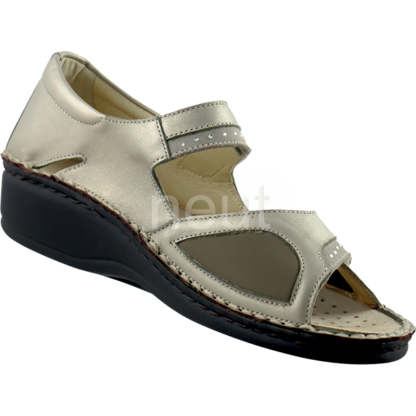 sandale orthopédique femme gris