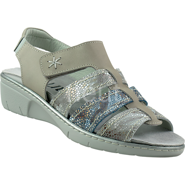 sandale orthopédique femme gris