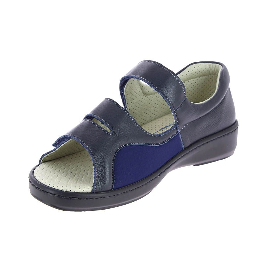 sandale orthopédique femme podowell bleu marine
