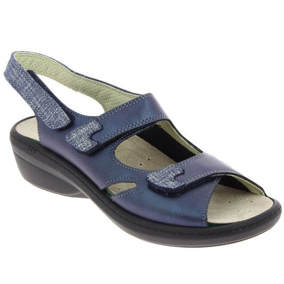 sandale orthopédique femme podowell bleu marine