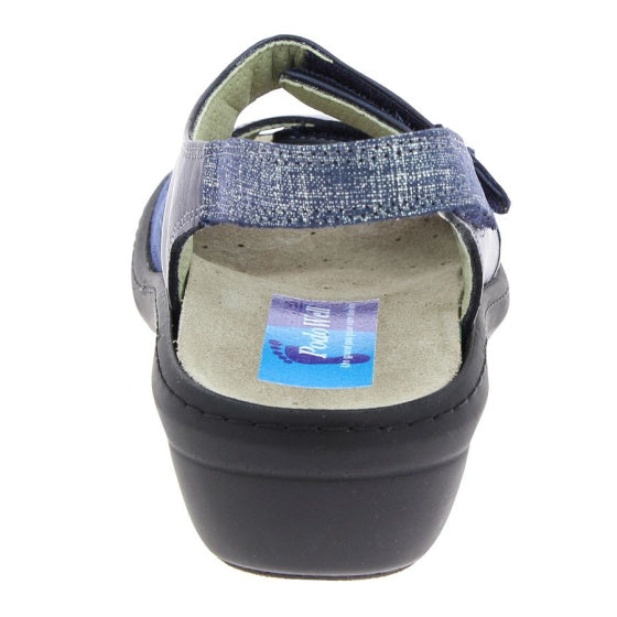 sandale orthopédique femme podowell bleu marine
