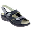sandale orthopédique femme podowell noir