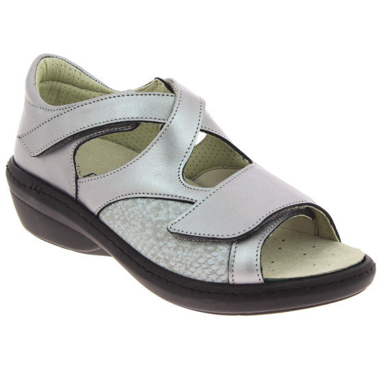 sandale orthopédique femme podowell argent
