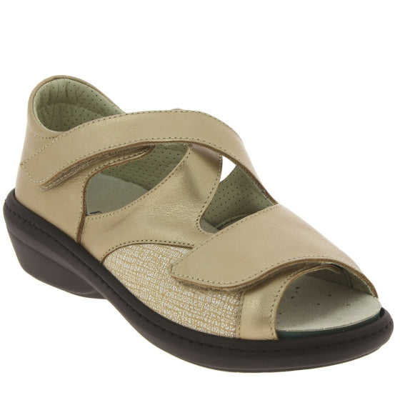 sandale orthopédique femme podowell or