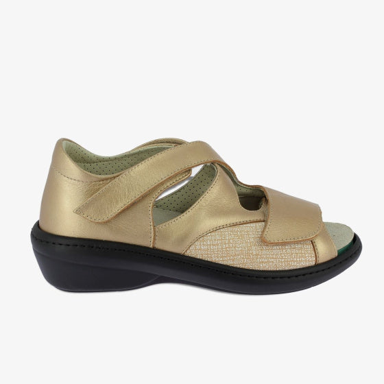 sandale orthopédique femme podowell or