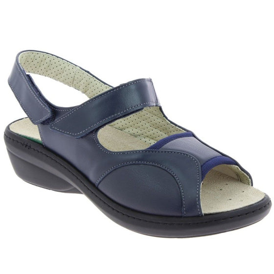 sandale orthopédique femme podowell bleu
