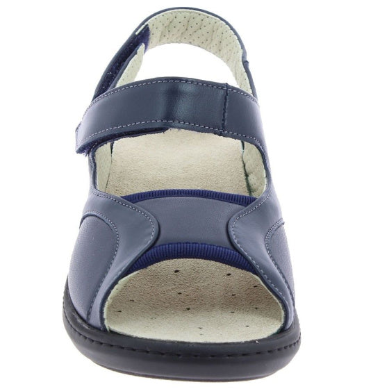 sandale orthopédique femme podowell bleu