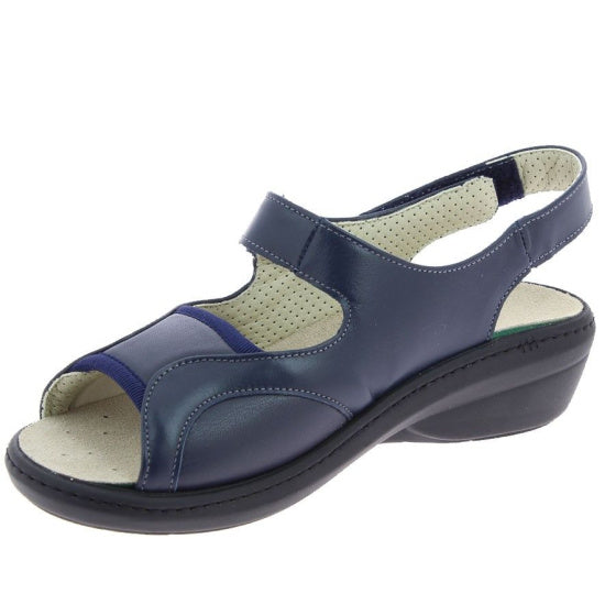 sandale orthopédique femme podowell bleu