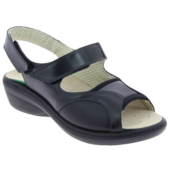 sandale orthopédique femme podowell noir