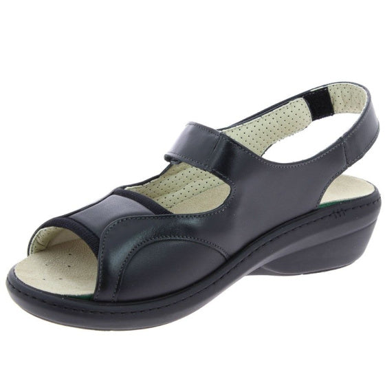 sandale orthopédique femme podowell noir