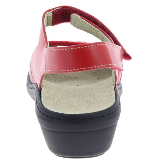 sandale orthopédique femme podowell rouge